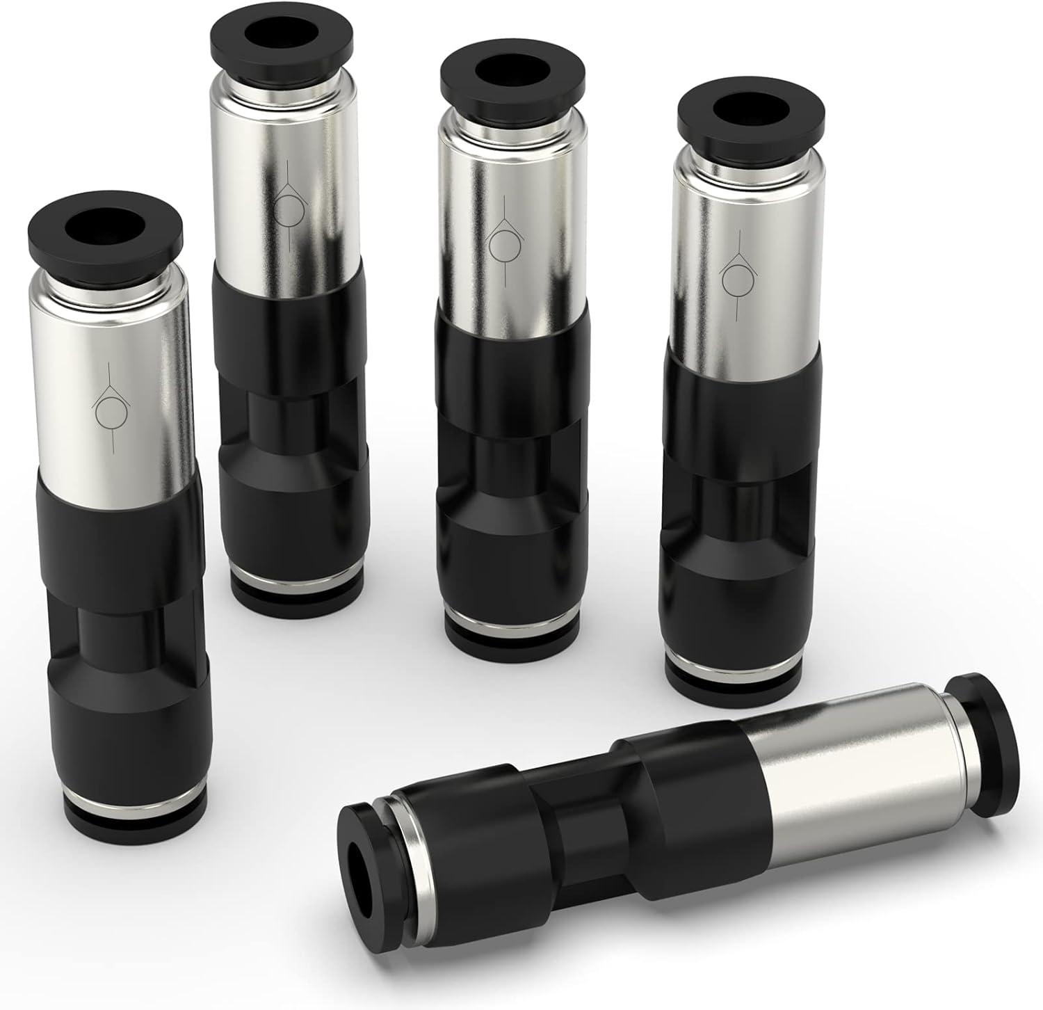 TAILONZ PNEUMATIC 6mm Schwarz Schnellsteck-Rückschlagventil Gasrohrkupplung S...