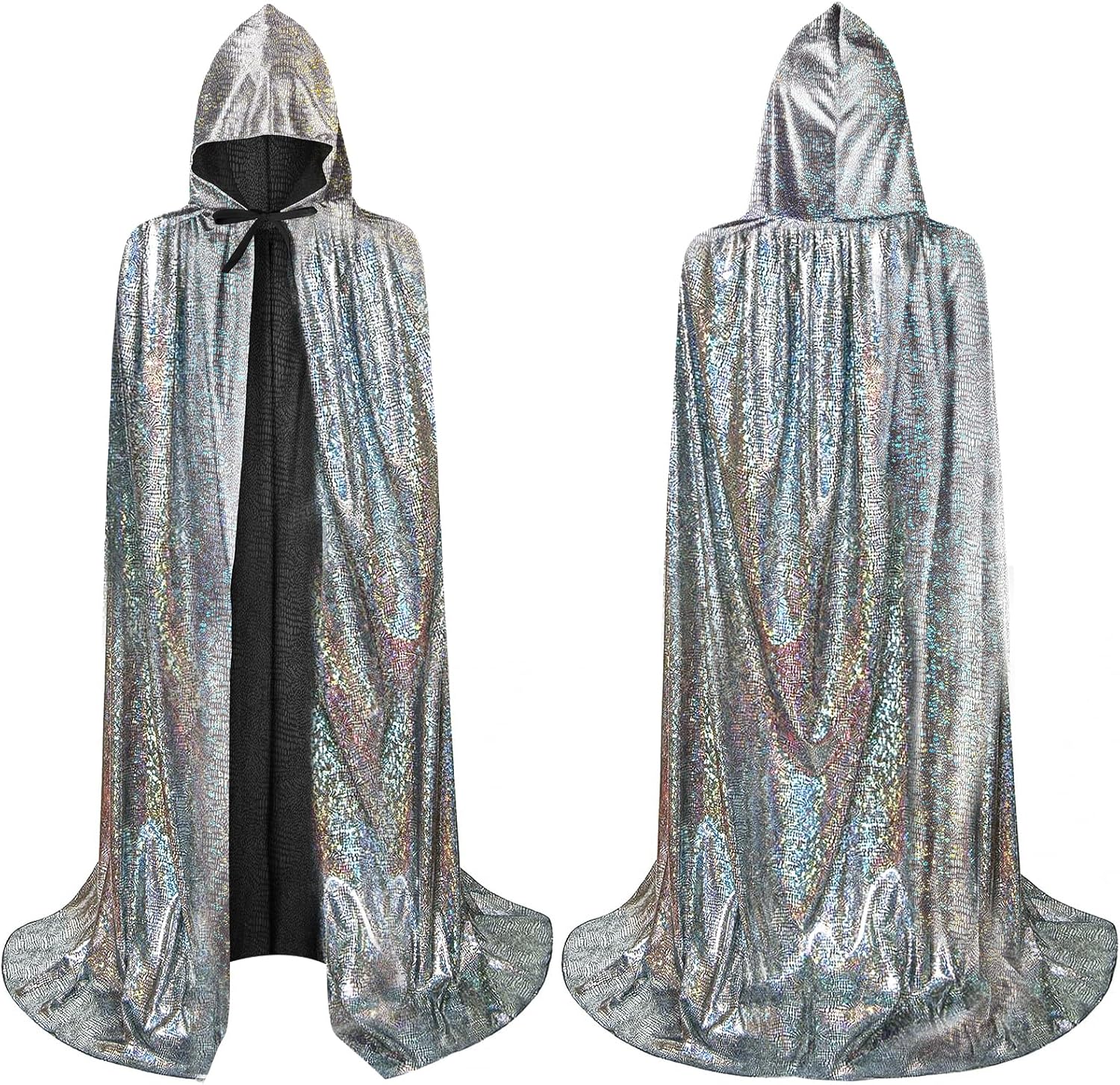 Umhang, Vampir Umhang mit Kapuze Lange Cape, Vampir Kostüm, Umhang Mittelalte...