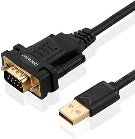 USB auf RS232, serieller USB-Adapter mit FTDI-Chipsatz, USB 2.0 auf DB9-Steck...