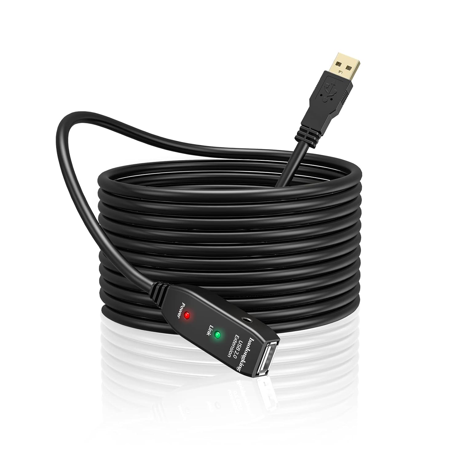 USB-Verlängerungskabel, 5 m, 10 m, 15 m, 20 m, USB 2.0, aktiver Repeater-A-St...