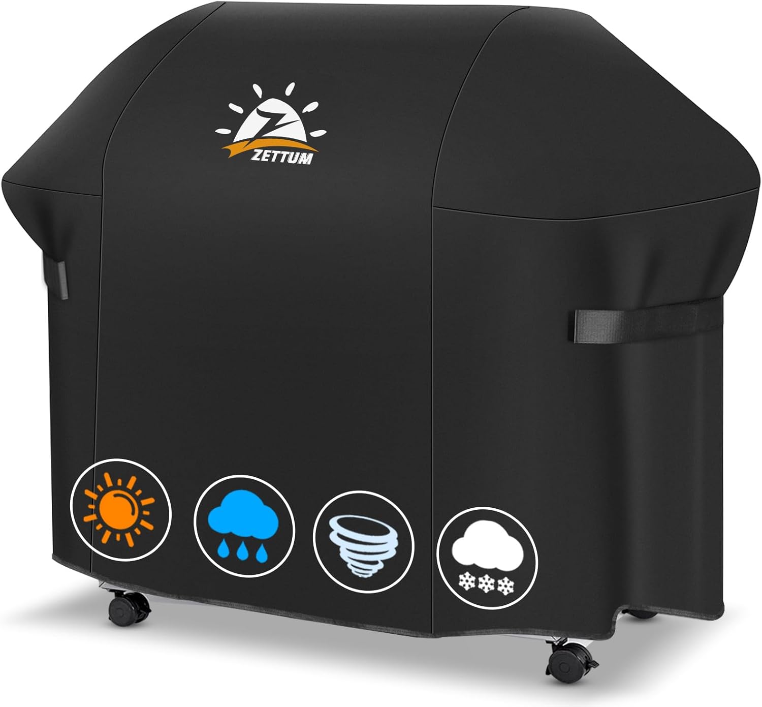 Zettum Grillabdeckung 147 CM -7130 Grill Abdeckung für Weber Genesis II Serie...