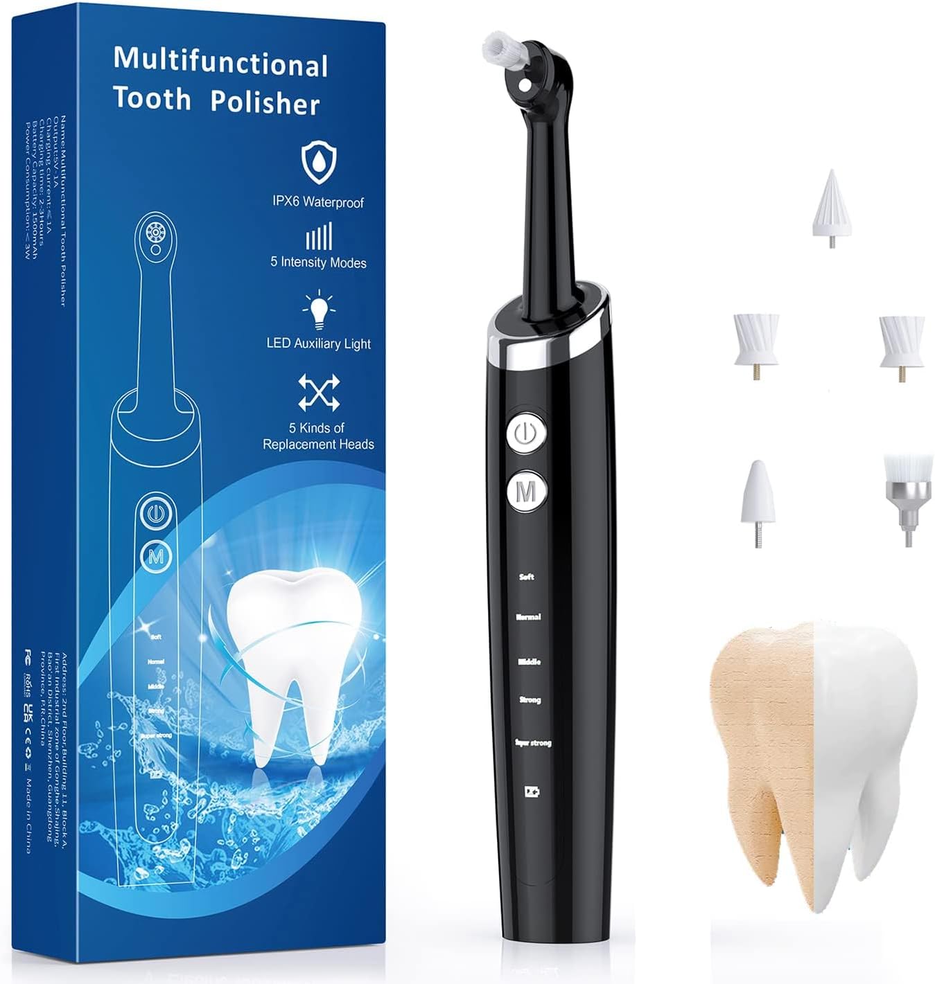 ZoCCee Zahnaufhellungsset, Zahnsteinentferner Professionell für Zahnreinigung...